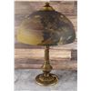 Image 3 : Arts & Crafts Reverse Painted Shade Table Lamp