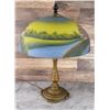 Image 3 : Arts & Crafts Jefferson Reverse Painted Table Lamp