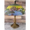 Image 4 : Arts & Crafts Jefferson Reverse Painted Table Lamp