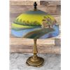 Image 5 : Arts & Crafts Jefferson Reverse Painted Table Lamp