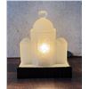Image 1 : Art Deco Tiered Glass Desk Lamp