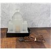 Image 2 : Art Deco Tiered Glass Desk Lamp