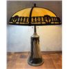 Image 2 : Arts & Crafts Slag Glass Table Lamp
