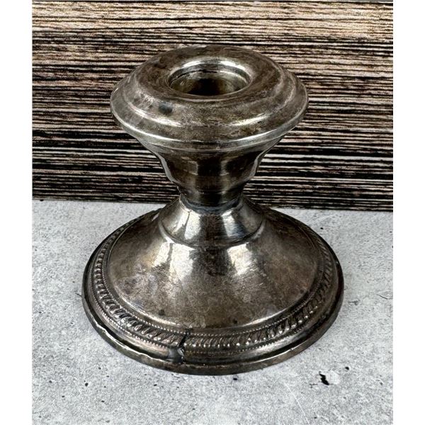 Weighted Sterling Silver Candlestick