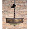 Image 2 : Custom Made Rawhide and Iron Chandelier