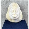 Image 1 : Carved Shell Indian Head