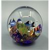 Image 1 : Art Glass Undersea Scene Paperweight
