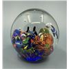 Image 2 : Art Glass Undersea Scene Paperweight