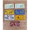 Image 1 : Collection of Vintage License Plates