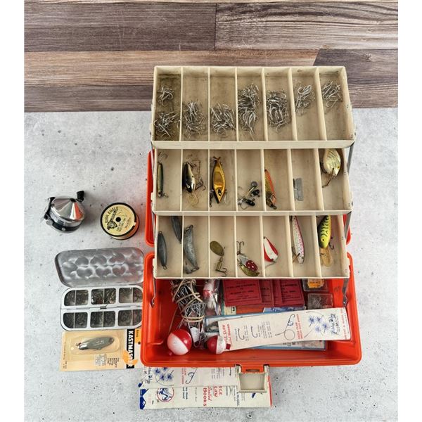 Vintage Tackle Box Full of Fishing Lures
