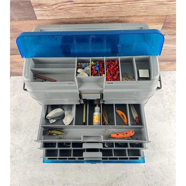 Vintage Tackle Box Full of Fishing Lures