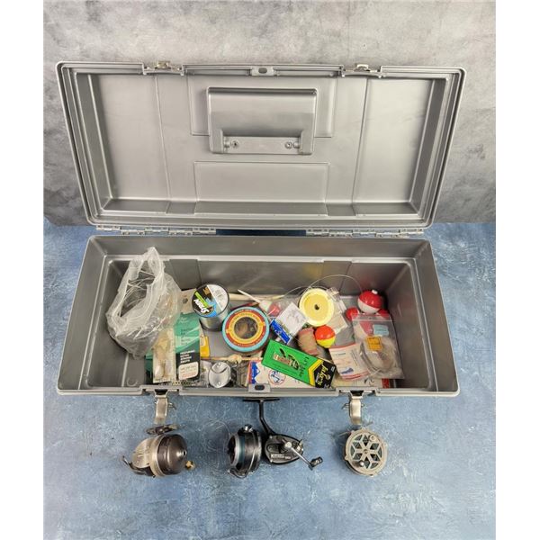 Vintage Tackle Box Full of Fishing Lures