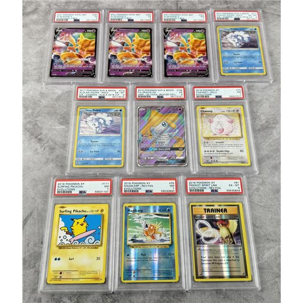 Collection of Pokemon PSA Graded Cards