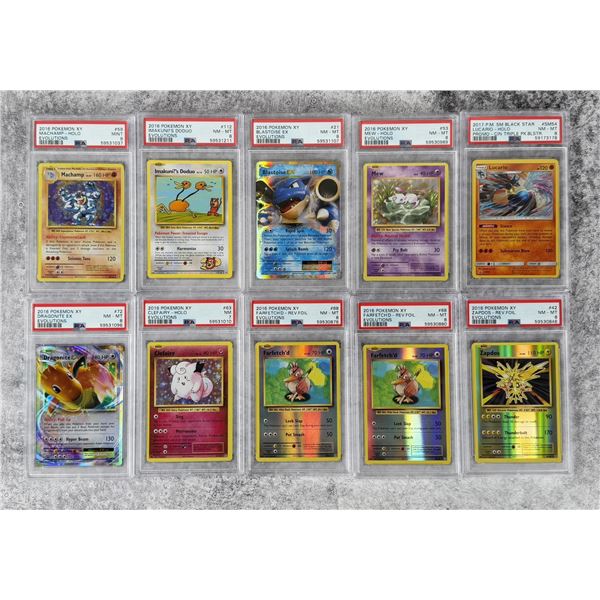 Collection of Pokemon PSA Graded Cards