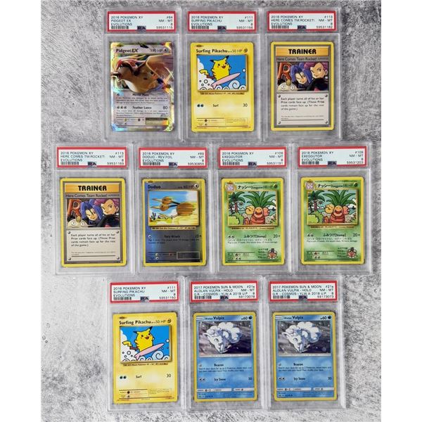 Collection of Pokemon PSA Graded Cards
