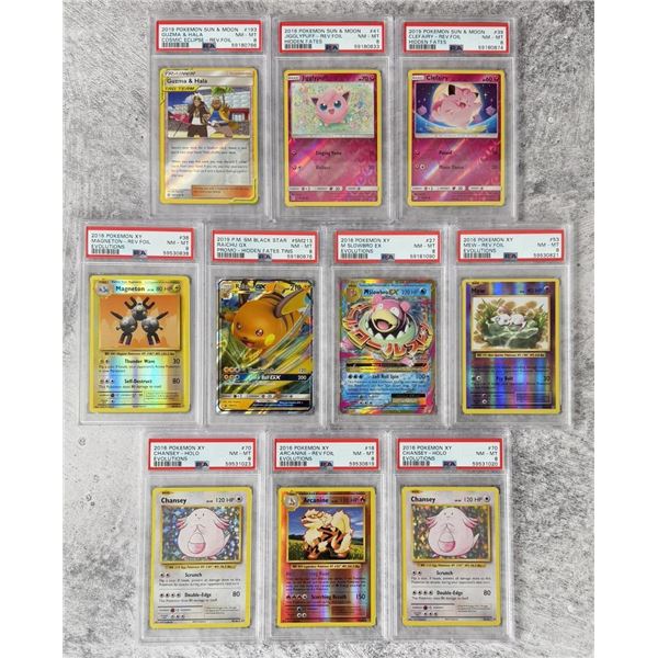 Collection of Pokemon PSA Graded Cards