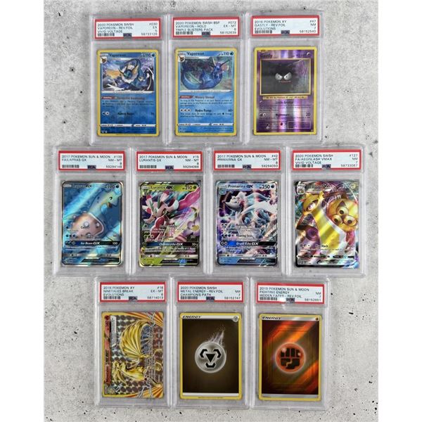 Collection of Pokemon PSA Graded Cards