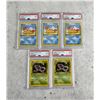 Image 1 : 1999 Pokemon Fossil 1st Edition PSA 9 Cards