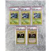 Image 1 : 1999 Pokemon Fossil 1st Edition PSA 9 Cards