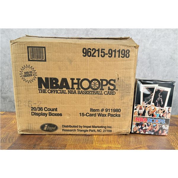 1991-92 Series 1 NBA Hoops Basketball Card Boxes