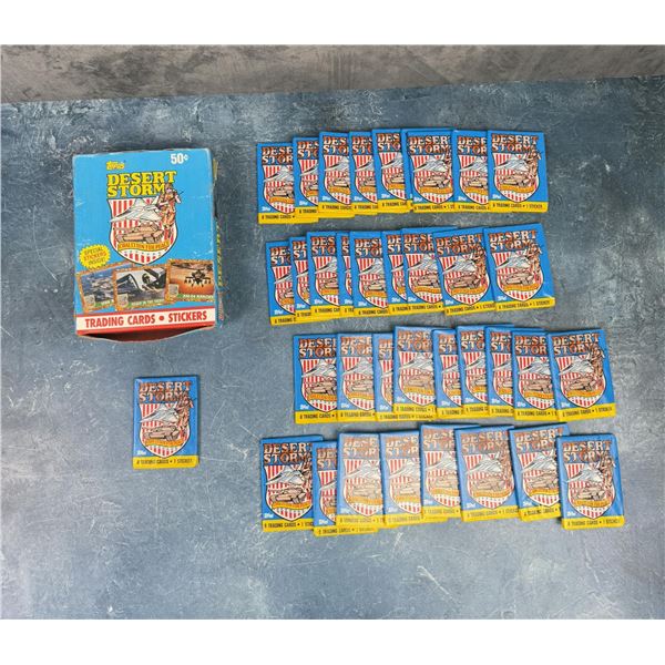 Topps Desert Storm Trading Card Box