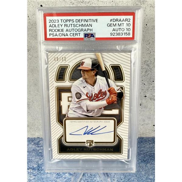 2023 Topps Definitive Adley Rutschman Rookie Card