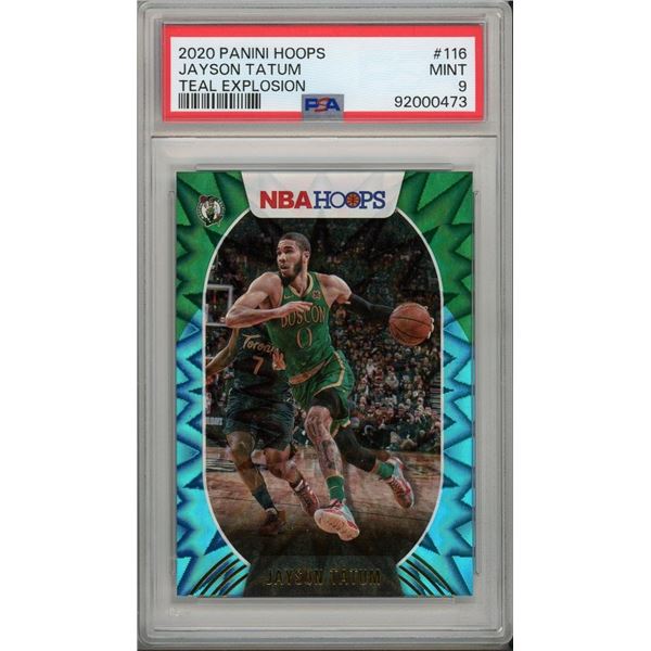 2020 Panini Hoops Jayson Tatum #116 PSA 9