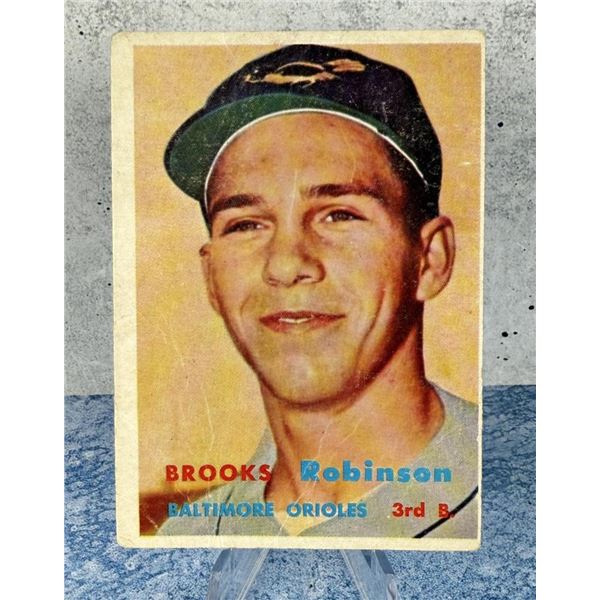 1957 Topps #328 Brooks Robinson Baseball Card