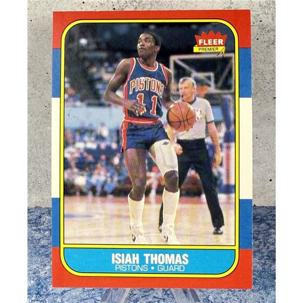 1986-87 Fleer Isiah Thomas Basketball Rookie Card