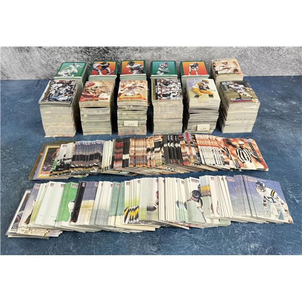Collection of NFL Pro Set Football Cards