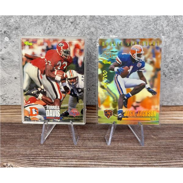 Jack Jackson Terrell Davis NFL Football Cards