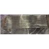 Image 2 : Chrome Steel Gridiron Slat Bench