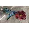 Image 1 : Laser Cut Steel Hummingbird Wall Sculpture