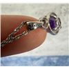 Image 3 : Sterling Silver Amethyst Necklace