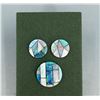 Image 1 : 19.2ct of Inlaid Opal Cabochons