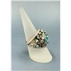 Image 2 : Zuni Sterling Silver Turquoise Ring