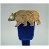 Image 1 : Navajo Sterling Turquoise Bear Brooch
