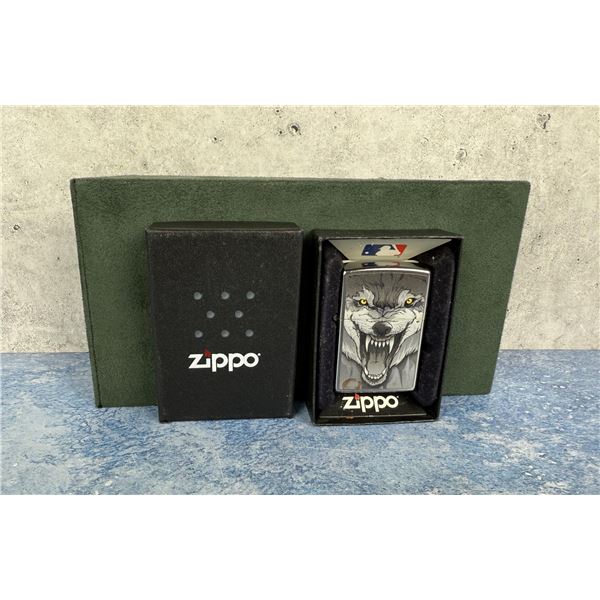 Snarling Wolf Zippo Lighter