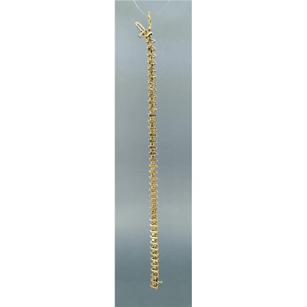 10k Gold Diamond Tennis Bracelet
