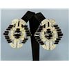 Image 1 : Art Deco Rhinestone Fur Clips