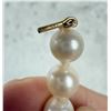 Image 4 : 14k Gold Cultured Pearl Necklace