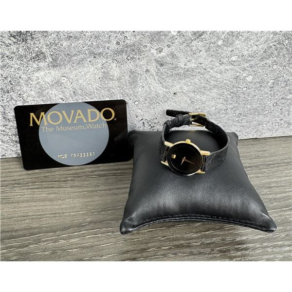 14k Gold Movado Museum Watch