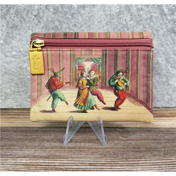 Icon Los Angeles Leather Zip Coin Pouch