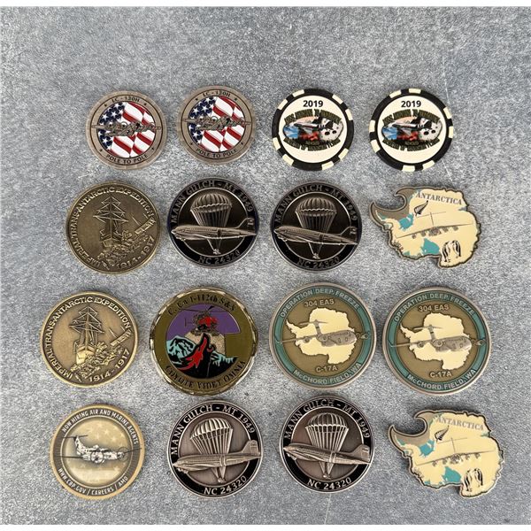 Collection Of Challenge & Memorial Coins