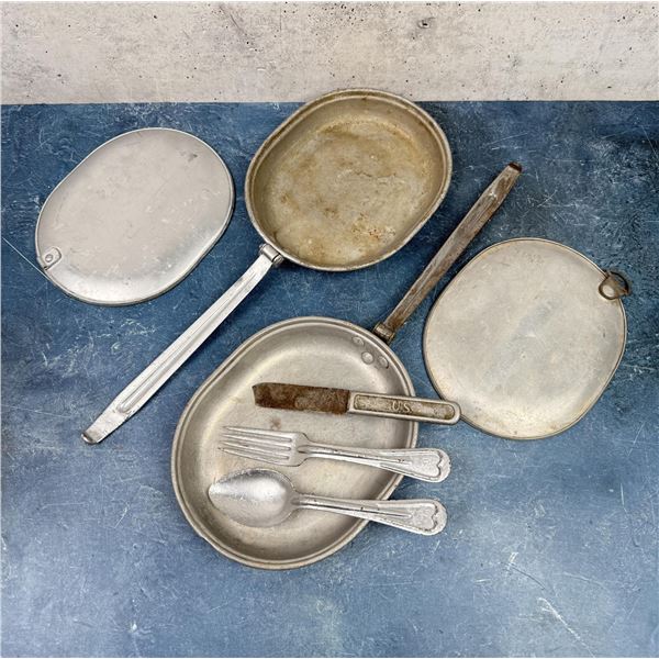 WW1 WWI US Army Mess Kits & Cutlery