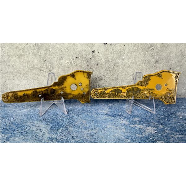 William Gamradt Scrimshaw Rifle Panels