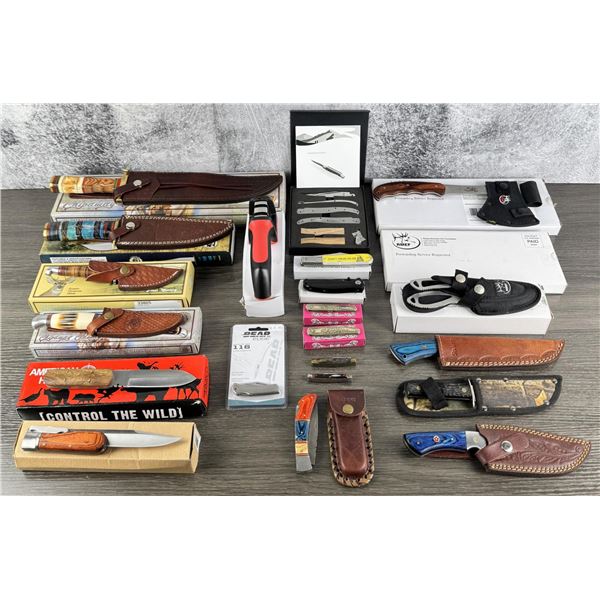 Collection Of Knives & Hatchet