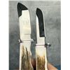 Image 5 : Buck Horn Handle Sportsman Twin Knife Set