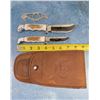 Image 8 : Buck Horn Handle Sportsman Twin Knife Set