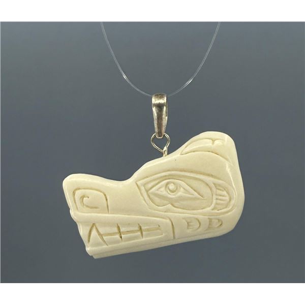 Haida Northwest Coast Indian Carved Pendant